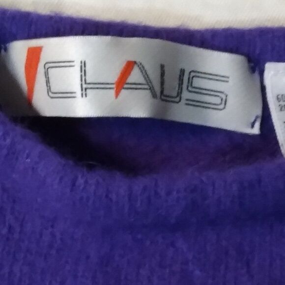 Vintage Chaus Wool Cropped Knit Sweater - Picture 9 of 10